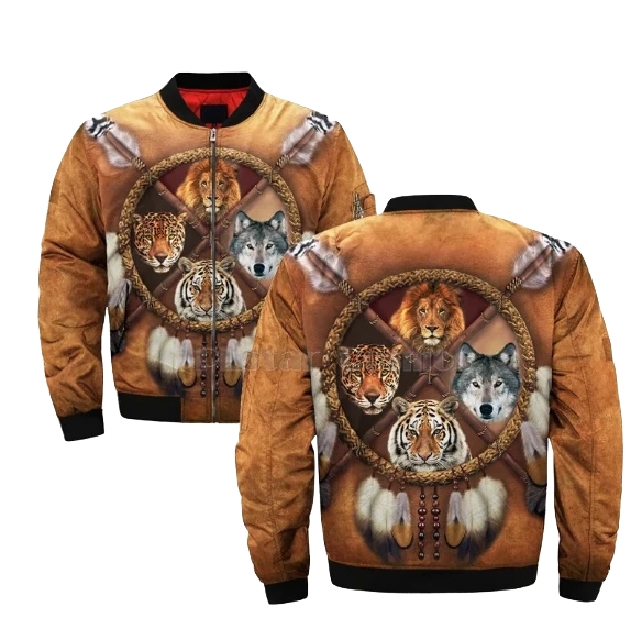 Veste  Homme Bête Féroce Marron