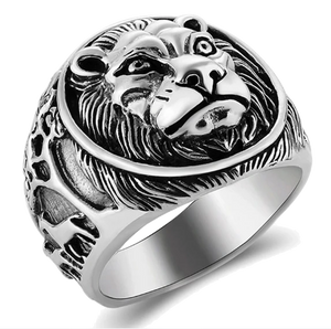 Chevalière Tête de Lion<br> Force Féline