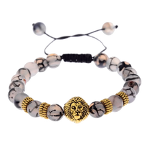 Charger l&#39;image dans la galerie, Bracelets Lion&lt;br&gt;Perles Rose