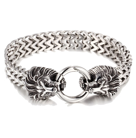 Bracelet Lion<br>Face à Face