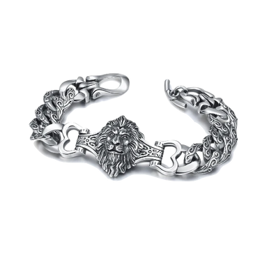 Bracelet Lion<br>Argent