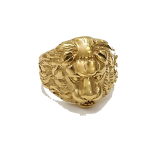 Charger l&#39;image dans la galerie, Bague tête de Lion&gt;br&gt;Fauve (acier)