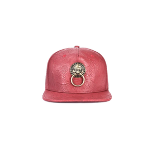 Casquette  Tête de lion <br>Noir de Baseball Vintage