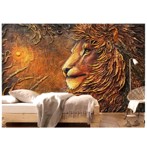 Charger l&#39;image dans la galerie, Poster Superbe Lion en relief
