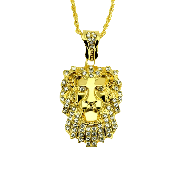 Chaine Pendentif >br> Lion