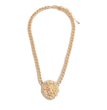 Charger l&#39;image dans la galerie, Collier Lion Or