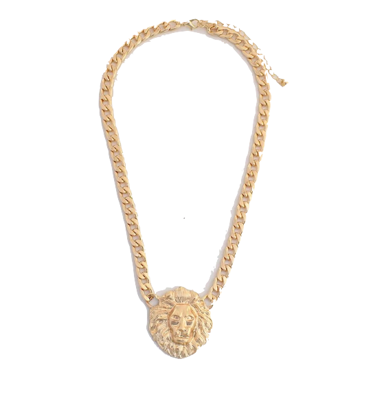 Collier Lion Or