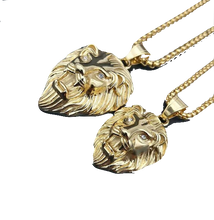 Charger l&#39;image dans la galerie, Collier Tête de Lion Or