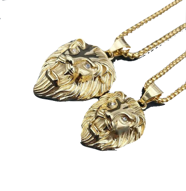 Collier Tête de Lion Or