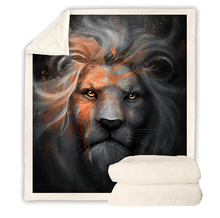 Charger l&#39;image dans la galerie, Plaid Lion Tête a Tête