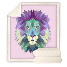 Charger l&#39;image dans la galerie, Plaid Lion Tête a Tête