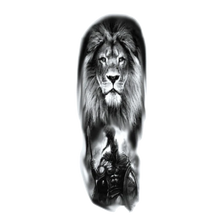 Charger l&#39;image dans la galerie, Tatouage Temporaire Tête de Lion&lt;br&gt; Bras