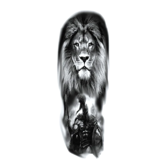 Tatouage Temporaire Tête de Lion<br> Bras