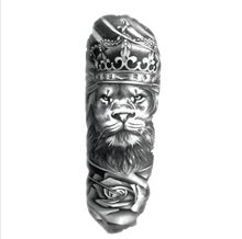 Charger l&#39;image dans la galerie, Tatouage Temporaire Tête de Lion&lt;br&gt; Bras