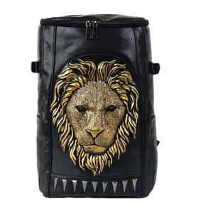 Sac Dos Femme<br>Tête de Lion 3D