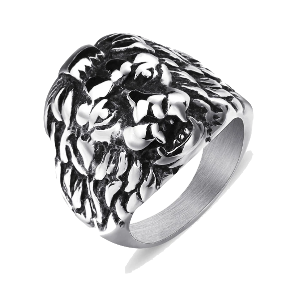 Bague Tête de Lion<br>Agressive