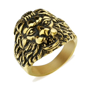Bague Tête de Lion<br>Agressive