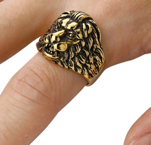 Charger l&#39;image dans la galerie, Bague Tête de Lion&lt;br&gt;Agressive