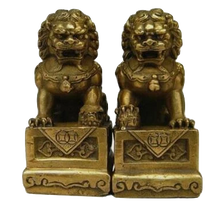 Charger l&#39;image dans la galerie, Statue Lion Asiatique
