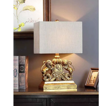 Charger l&#39;image dans la galerie, Lampe Style American avec Deux lion