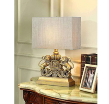 Charger l&#39;image dans la galerie, Lampe Style American avec Deux lion