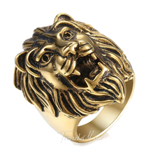 Charger l&#39;image dans la galerie, Bague Tête de Lion