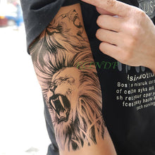 Charger l&#39;image dans la galerie, Tatouage Lion Waterproof