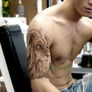 Promotion Tatouage Temporaire Lion bras