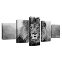 Charger l&#39;image dans la galerie, Tableau Lion Gris