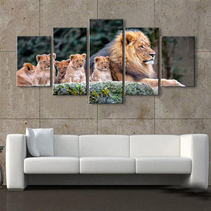 Tableau Lion<br>Belle Famille