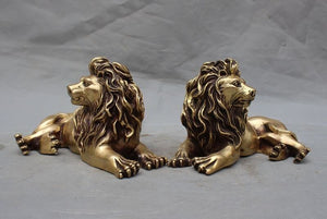 Feng Shui Lion en Laiton