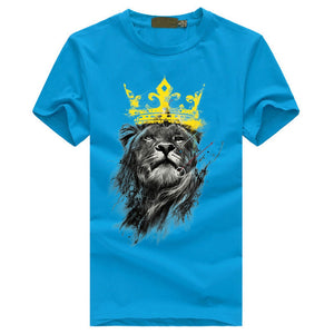 T-Shirt lion <br> avec Couronne