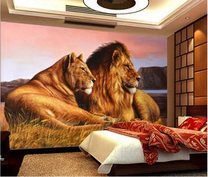 Poster Lion  et Lionne