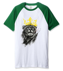 T-Shirt Lion<br> Couronne Dorée