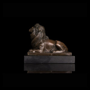 Statue Feng Shui de Lion en Bronze