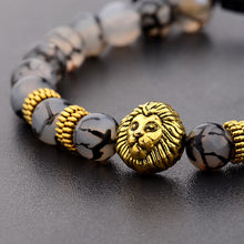 Charger l&#39;image dans la galerie, Bracelets Lion&lt;br&gt;Perles Rose