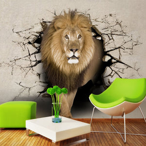 Poster/Mur Lion 3D