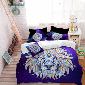 Housse de Couette Bleu Mandala