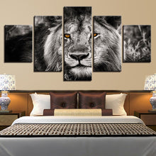 Charger l&#39;image dans la galerie, Tableau Lion Noir