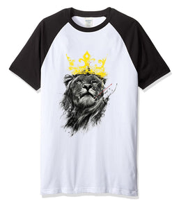 T-Shirt Lion<br> Couronne Dorée