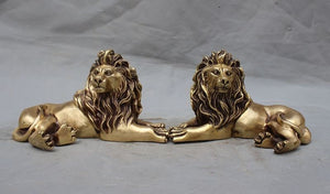 Feng Shui Lion en Laiton