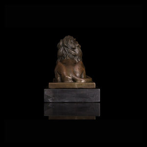 Statue Feng Shui de Lion en Bronze