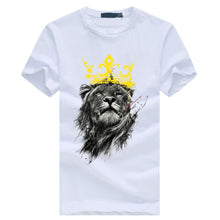 Charger l&#39;image dans la galerie, T-Shirt lion &lt;br&gt; avec Couronne