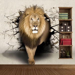 Poster/Mur Lion 3D