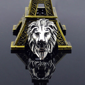 Bague Tête de Lion<br> Design (acier)