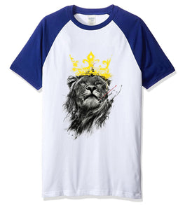 T-Shirt Lion<br> Couronne Dorée