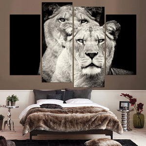 Tableau Portrait de Lionnes