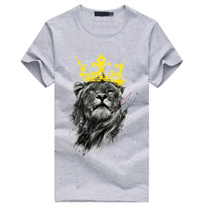 T-Shirt lion <br> avec Couronne