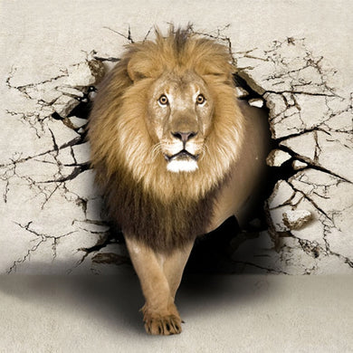 Poster/Mur Lion 3D