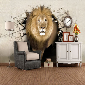 Poster/Mur Lion 3D